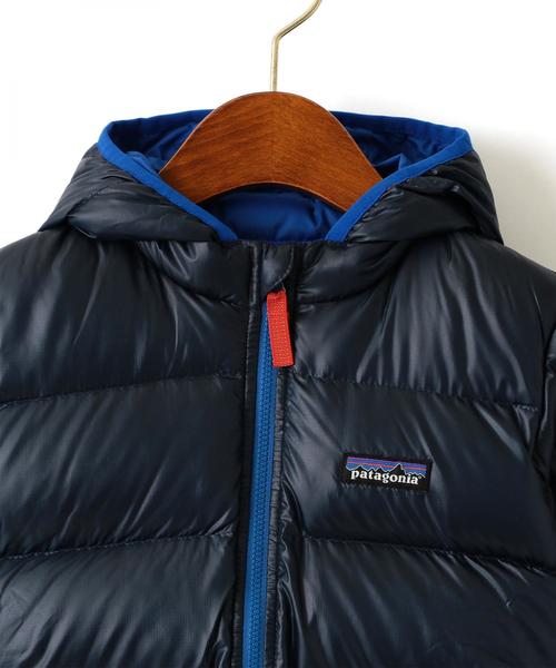 patagonia（パタゴニア）の「【patagonia(パタゴニア)】25/Down Sweater Hoody（ダウンジャケット/コート・キッズ・ピンク/ネイビー・5T/4T/3T）」の10枚目の写真