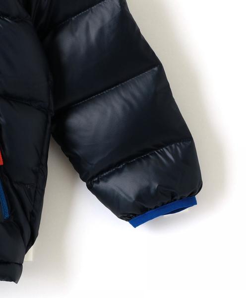 patagonia（パタゴニア）の「【patagonia(パタゴニア)】25/Down Sweater Hoody（ダウンジャケット/コート・キッズ・ピンク/ネイビー・5T/4T/3T）」の3枚目の写真