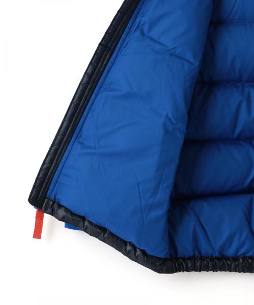 patagonia（パタゴニア）の「【patagonia(パタゴニア)】25/Down Sweater Hoody（ダウンジャケット/コート・キッズ・ピンク/ネイビー・5T/4T/3T）」の5枚目の写真