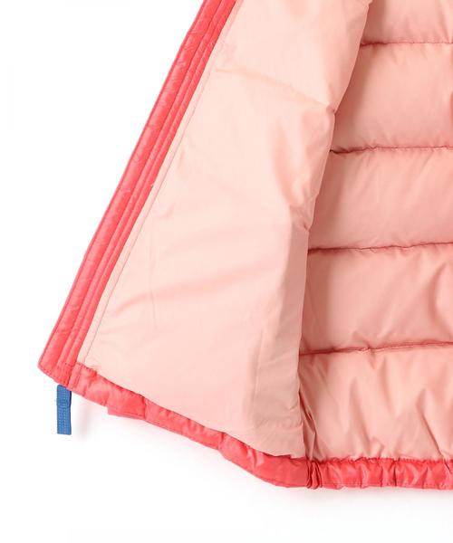 patagonia（パタゴニア）の「【patagonia(パタゴニア)】25/Down Sweater Hoody（ダウンジャケット/コート・キッズ・ピンク/ネイビー・5T/4T/3T）」の8枚目の写真