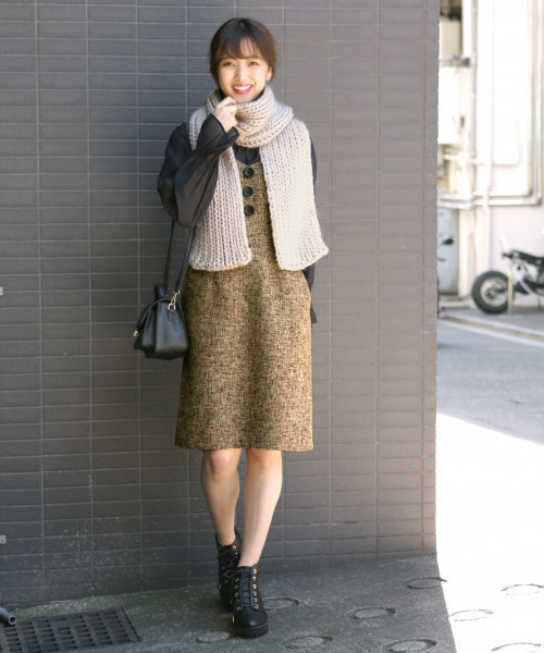 Heather（ヘザー）の「テアミマフラー　817320（マフラー・レディース・ブラウン系その他/ベージュ系その他・ONE SIZE）」の6枚目の写真