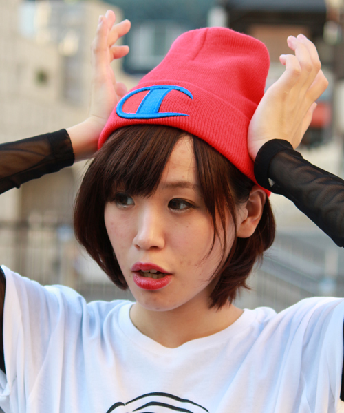 Champion(チャンピオン)の「∴WEGO/Championニットキャップ(ニットキャップ/ビーニー・メンズ・ホワイト/ブラック/グレー/ロイヤルブルー/ライトパープル/ライトピンク/レッド・FREE)」の13枚目の写真