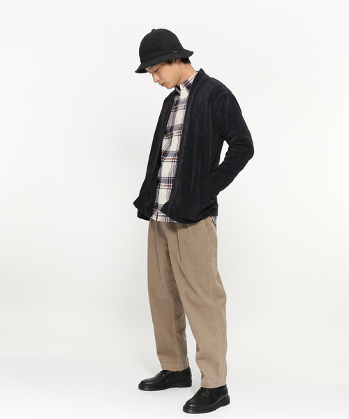 LAKOLE(ラコレ)の「起毛大柄チェックシャツ / LAKOLE(シャツ/ブラウス・メンズ・レッド/オフホワイト・MEDIUM/LARGE)」の4枚目の写真