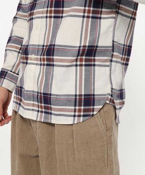 LAKOLE(ラコレ)の「起毛大柄チェックシャツ / LAKOLE(シャツ/ブラウス・メンズ・レッド/オフホワイト・MEDIUM/LARGE)」の10枚目の写真
