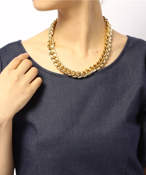 WEGO(ウィゴー)の「WEGO/ゴールドネックレス(ネックレス・レディース・ゴールド/シルバー・FREE)」の5枚目の写真