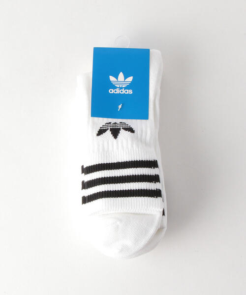 adidas Originals(アディダスオリジナルス)の「<adidas Originals> MID CUT CREW SOCK/ソックス(ソックス/靴下・メンズ・ブラック/ホワイト/その他1・27-29cm)」の1枚目の写真