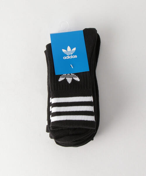 adidas Originals(アディダスオリジナルス)の「<adidas Originals> MID CUT CREW SOCK/ソックス(ソックス/靴下・メンズ・ブラック/ホワイト/その他1・27-29cm)」の2枚目の写真