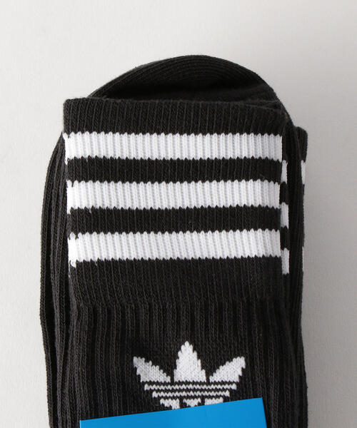 adidas Originals(アディダスオリジナルス)の「<adidas Originals> MID CUT CREW SOCK/ソックス(ソックス/靴下・メンズ・ブラック/ホワイト/その他1・27-29cm)」の4枚目の写真
