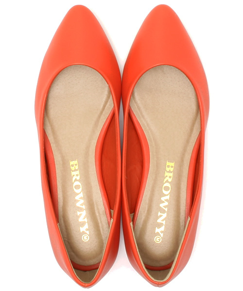 WEGO（ウィゴー）の「WEGO/フラットパンプス（パンプス・レディース・ホワイト/ブラック/ブルー/イエロー/オレンジ・23.5/24.5）」の8枚目の写真