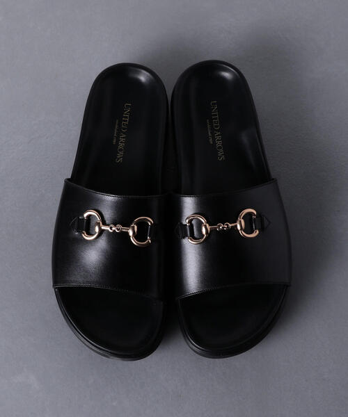 UNITED ARROWS（ユナイテッドアローズ）の「<UNITED ARROWS> ビット サンダル◆（サンダル・メンズ・ブラック・41/40/42/43）」の2枚目の写真