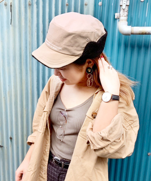 セール Nylon Ear Cover Work Cap ナイロン耳ボアワークキャップ キャップ Ruben ルーベン のファッション通販 Zozotown