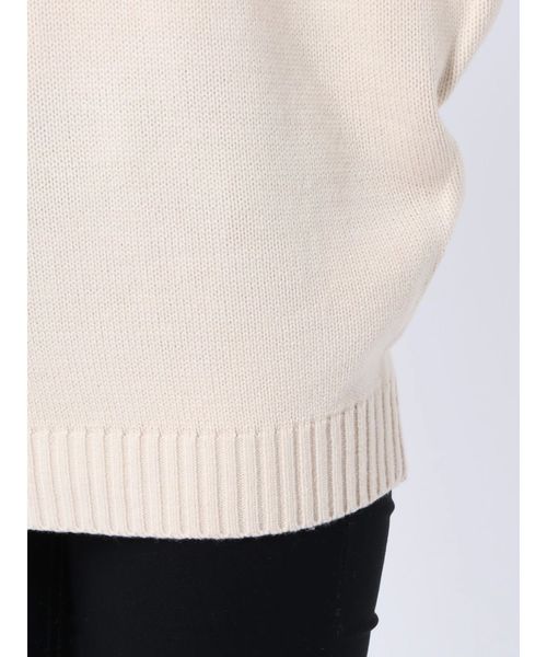 jouetie（ジュエティ）の「LET ME RIDEジャカードニット（ニット/セーター・レディース・ブラック/ベージュ/アイボリー・MEDIUM）」の9枚目の写真