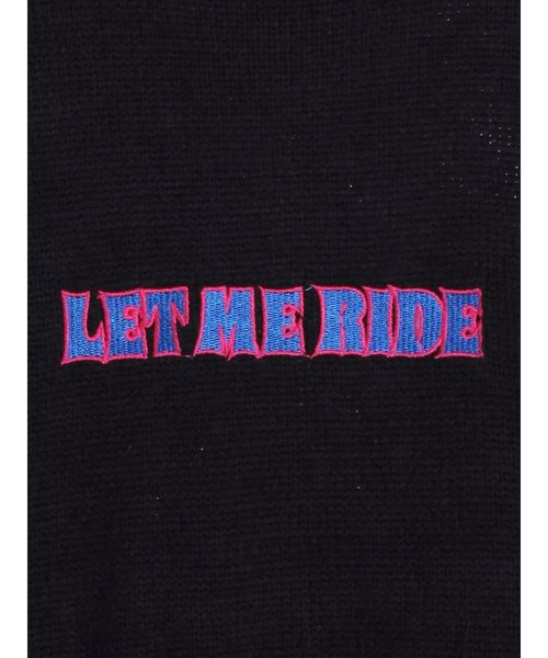 jouetie（ジュエティ）の「LET ME RIDEジャカードニット（ニット/セーター・レディース・ブラック/ベージュ/アイボリー・MEDIUM）」の10枚目の写真