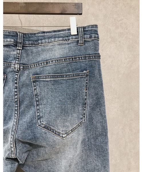 Niell（ニール）の「ストレッチツイル スキニーパンツ（チノパンツ・メンズ・ホワイト/ブラック/インディゴブルー・S/M/L/XS）」の9枚目の写真
