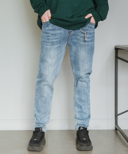 Niell（ニール）の「ストレッチツイル スキニーパンツ（チノパンツ・メンズ・ホワイト/ブラック/インディゴブルー・S/M/L/XS）」の22枚目の写真
