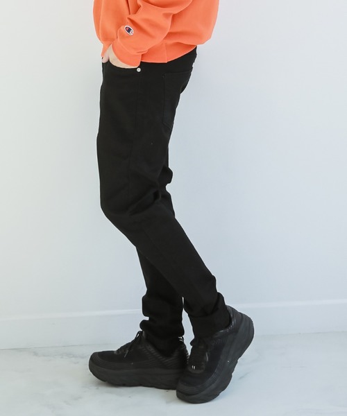 Niell（ニール）の「ストレッチツイル スキニーパンツ（チノパンツ・メンズ・ホワイト/ブラック/インディゴブルー・S/M/L/XS）」の15枚目の写真