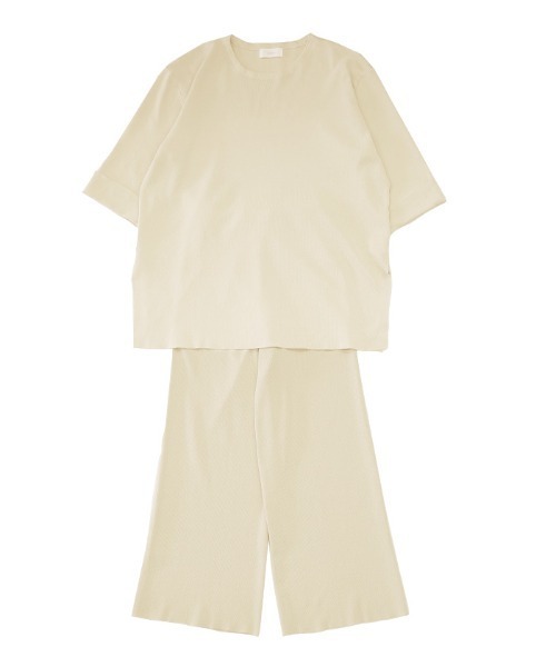 8分袖サマーニットセットアップ（セットアップ）｜select MOCA