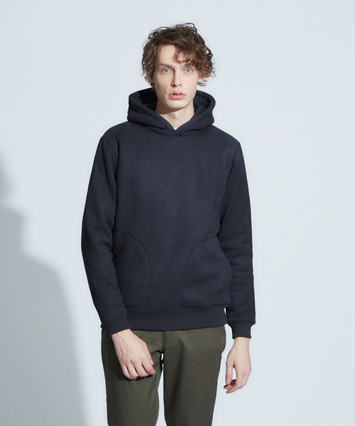 ABAHOUSE(アバハウス)の「【展開店舗限定】裏ボアフェイクスエードパーカー(パーカー・メンズ・ブラック/カーキ/オレンジ系その他・46/48)」の2枚目の写真