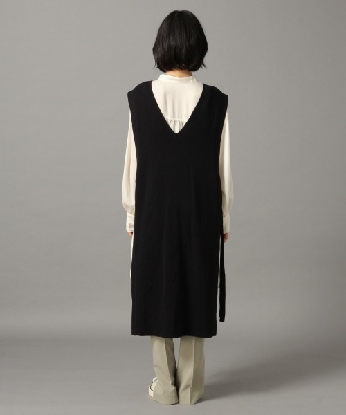 LOWRYS FARM(ローリーズファーム)の「サイドリボンワンピース 870286(ワンピース・レディース・ブラック/グレイッシュベージュ/グリーン/ブラウン/モカ・FREE)」の12枚目の写真