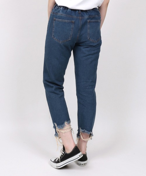 PUNYUS（プニュズ）の「ボーイズデニムパンツ（デニムパンツ・レディース・インディゴブルー/ホワイト/ダークインディゴブルー/ブラック系その他・1/2/4/3）」の6枚目の写真