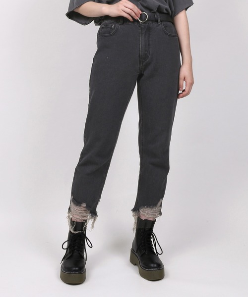 PUNYUS（プニュズ）の「ボーイズデニムパンツ（デニムパンツ・レディース・インディゴブルー/ホワイト/ダークインディゴブルー/ブラック系その他・1/2/4/3）」の8枚目の写真