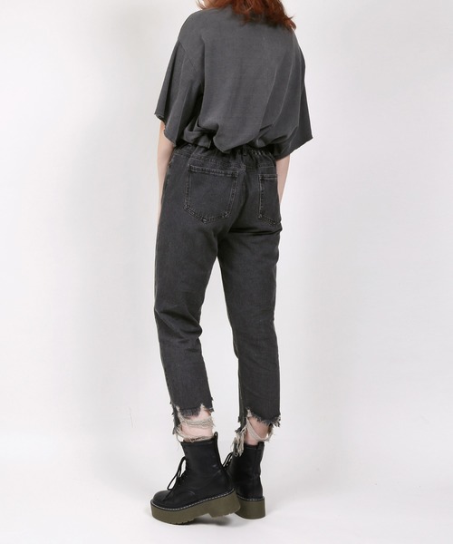 PUNYUS（プニュズ）の「ボーイズデニムパンツ（デニムパンツ・レディース・インディゴブルー/ホワイト/ダークインディゴブルー/ブラック系その他・1/2/4/3）」の9枚目の写真