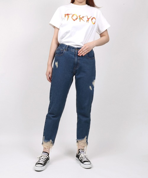 PUNYUS（プニュズ）の「ボーイズデニムパンツ（デニムパンツ・レディース・インディゴブルー/ホワイト/ダークインディゴブルー/ブラック系その他・1/2/4/3）」の17枚目の写真