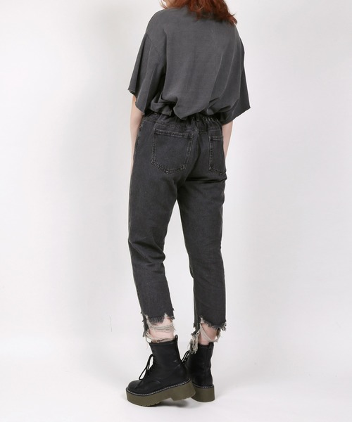 PUNYUS（プニュズ）の「ボーイズデニムパンツ（デニムパンツ・レディース・インディゴブルー/ホワイト/ダークインディゴブルー/ブラック系その他・1/2/4/3）」の21枚目の写真