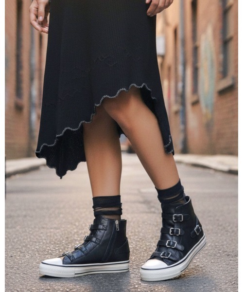 【ゆり】ASH 【VIRGIN】ベルトハイカットスニーカー ASH（アッシュ） スニーカー 「VIRGIN」ベルトハイカットスニーカー