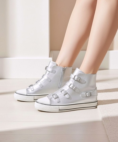 ASH/アッシュ【VIRGIN】ベルトハイカットスニーカー インヒール ロック