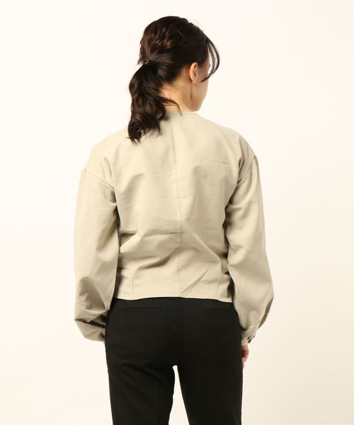 STYLEBLOCK（スタイルブロック）の「ビッグリボンブラウス（シャツ/ブラウス・レディース・ベージュ/ピンク/ミント/ライトベージュ・M）」の6枚目の写真