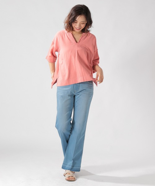 BAYFLOW（ベイフロー）の「セミフレアデニム（デニムパンツ・レディース・ブルー/ライトブルー・MEDIUM/SMALL/LARGE）」の5枚目の写真