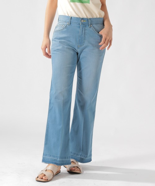 BAYFLOW（ベイフロー）の「セミフレアデニム（デニムパンツ・レディース・ブルー/ライトブルー・MEDIUM/SMALL/LARGE）」の22枚目の写真