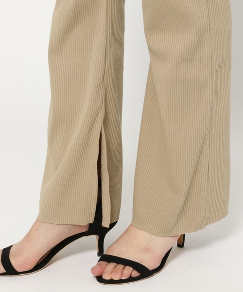 A part by（アパートバイ）の「【WEB限定カラー】Cリブカットフレアパンツ　911240（その他パンツ・レディース・ベージュ/ブラウン/ブルー系その他5/ピンク系その他4/オレンジ系その他5/グリーン系その他4/パープル系その他2・FREE）」の11枚目の写真