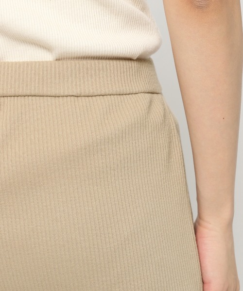 A part by（アパートバイ）の「【WEB限定カラー】Cリブカットフレアパンツ　911240（その他パンツ・レディース・ベージュ/ブラウン/ブルー系その他5/ピンク系その他4/オレンジ系その他5/グリーン系その他4/パープル系その他2・FREE）」の12枚目の写真