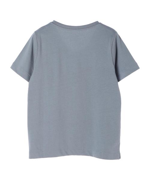 AMERICAN HOLIC（アメリカンホリック）の「ポケット付きVネックカットプルオーバー 〇（Tシャツ/カットソー・レディース・ブラック/ベージュ/オフホワイト/カーキ/サックスブルー/グレー系その他4/ブルー系その他2/ホワイト系その他4・M/L）」の20枚目の写真