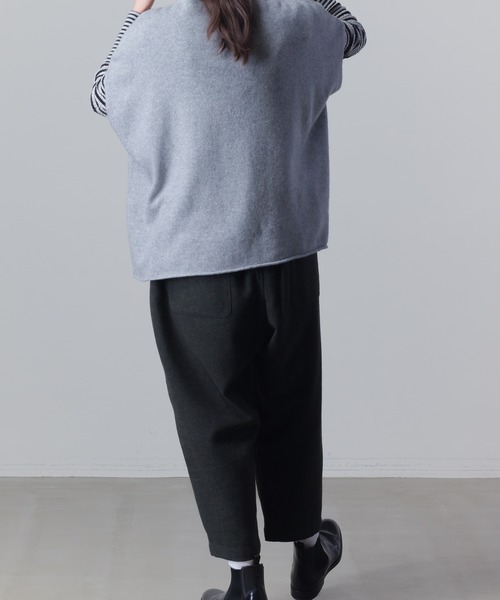 SO（エスオー）の「ウール混 サルエルタックパンツ（その他パンツ・レディース・ブラック/ブラウン・FREE）」の7枚目の写真