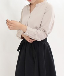 とろみスキッパーブラウス