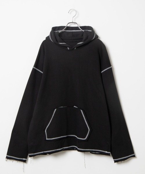 DING（ディング）の「DING/ステッチパーカー（パーカー・レディース・ブラック・FREE）」の9枚目の写真