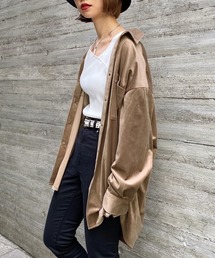 PAGEBOY | ベルベットBIGシャツ(シャツ/ブラウス)