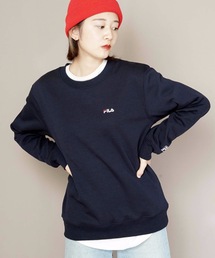 【FILA/フィラ】ワンポイントトレーナー/スウェット ワンポイントロゴ刺繍