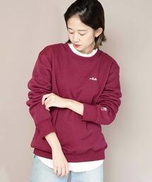 【FILA/フィラ】ワンポイントトレーナー/スウェット ワンポイントロゴ刺繍