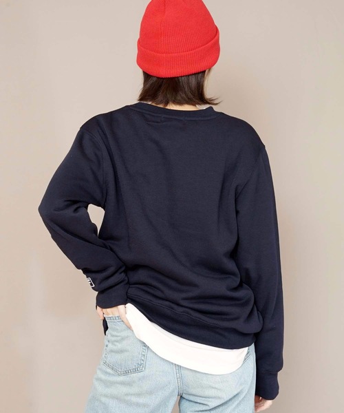 FILA(フィラ)の「【FILA/フィラ】ワンポイントトレーナー/スウェット ワンポイントロゴ刺繍(スウェット・レディース・ホワイト/ブラック/ワイン/ネイビー・MEDIUM/LARGE/X-LARGE)」の14枚目の写真