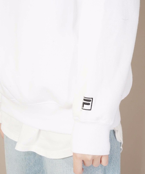 FILA(フィラ)の「【FILA/フィラ】ワンポイントトレーナー/スウェット ワンポイントロゴ刺繍(スウェット・レディース・ホワイト/ブラック/ワイン/ネイビー・MEDIUM/LARGE/X-LARGE)」の17枚目の写真
