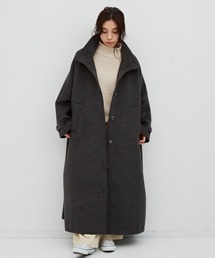 Libra Cue | 2020/AW ハイネックボリュームシルエットコート(その他アウター)