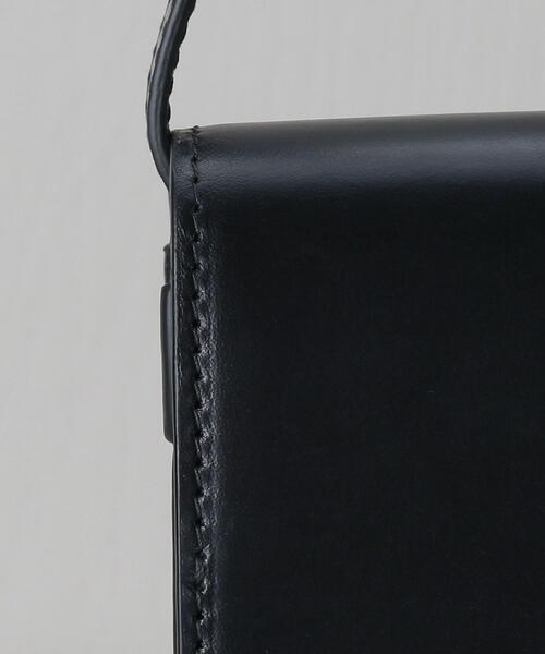 LEMAIRE MINI SATCHEL BAG レザー　ショルダーバッグ LEMAIRE(ルメール) | ランセル ミニ サッチェル バッグ - ダーク