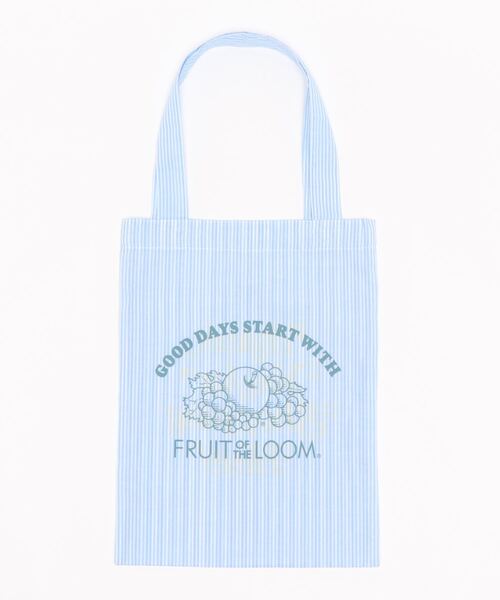 FRUIT OF THE LOOM（フルーツオブザルーム）の「ストライプ リバーシブルトートバッグ（トートバッグ・レディース・サックスブルー/ネイビー/レッド・FREE）」の11枚目の写真
