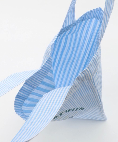 FRUIT OF THE LOOM（フルーツオブザルーム）の「ストライプ リバーシブルトートバッグ（トートバッグ・レディース・サックスブルー/ネイビー/レッド・FREE）」の13枚目の写真