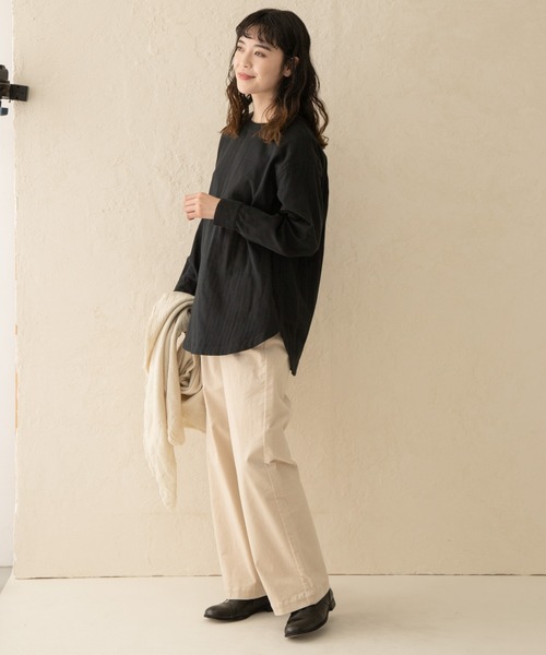 かぐれ　ガーゼロングチュニック　BLACK 試着のみ かぐれ チュニック ガーゼロングチュニック : ZOZOTOWN Yahoo!店