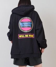 SPINNS（スピンズ）の「【オーバーシルエット】COLSCLロゴ裏起毛バックプリントパーカー（パーカー）」